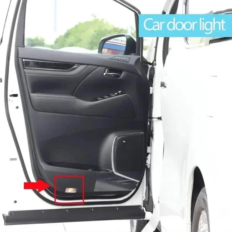 Car Door LED HD Welcome Courtesy Shadow Projector Lamp Logo Light For Toyota 12V 4-wheel N280 Highlander Kluge Car Accessories