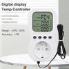 LCD Screen Socket Thermostat Digital Temperature Controller Socket Outlet Timer Switches Heating Cooling Thermostat Socket