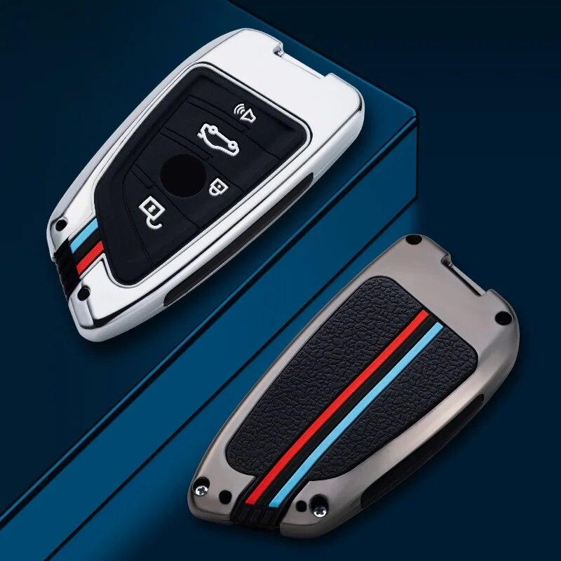 Car Remote Key Case Cover Shell Fob For BMW X1 X3 X5 X6 X7 1 3 5 6 7 Series G20 G30 G11 F15 F16 G01 G02 F48 Keyless