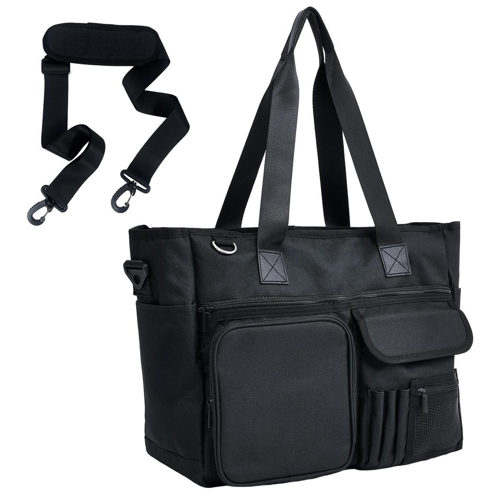 Home Visit Nursing Bag, Water-Repellent, Large Capacity, Stands Upright, Lightweight