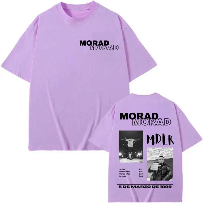 Rapper Morad Graphic T Shirts Men Women Clothing Fashion Hip Hop Tshirt High Quality Cotton Short Sleeve Tshirts Streetwear
