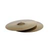 2 Pieces Alloy Hi Hat Cymbals 14inch for Drum Set Parts, Golden