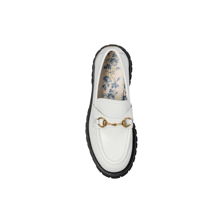 Gucci Horsebit Leather Women's Casual Shoes Women's White 577236 DS800 9050