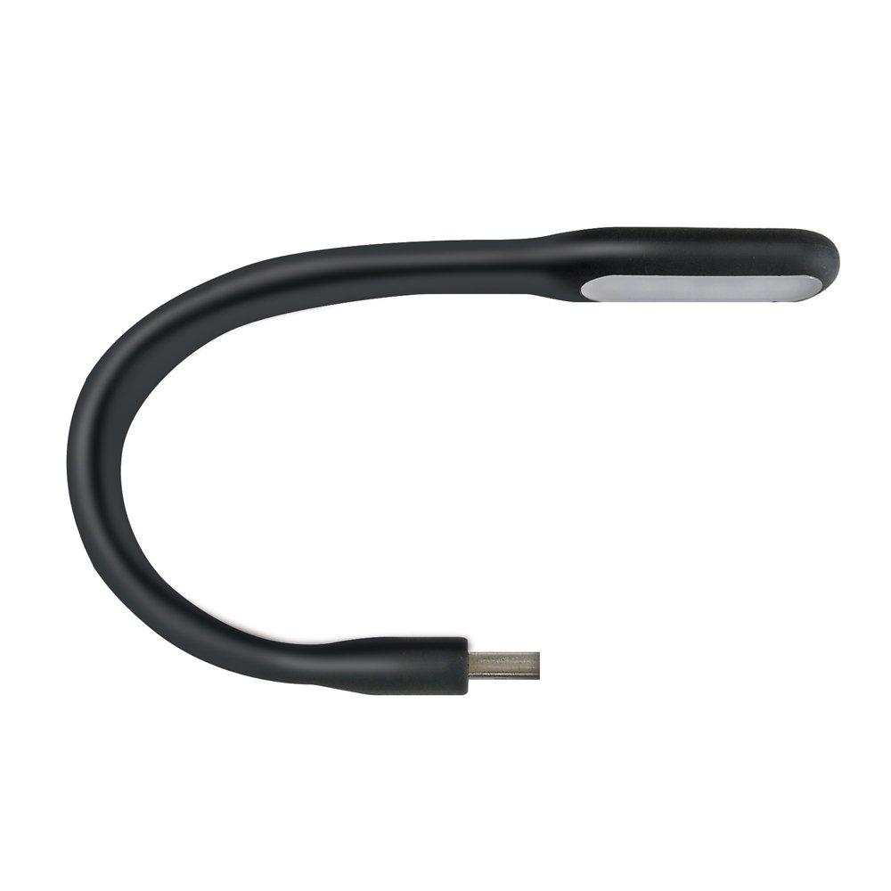 Tsuchiya Yac Interior de Carro Plano Flexível Comprimento Total 200mm Acessórios, Iluminação, Luz, USB, Branco/Preto, (excluindo ficha), PZ-755