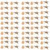 50 Set Star Studs, 14mm Chicago Screws Rivet Studs for DIY Clothes Shoes Purse Decoration(Golden)
