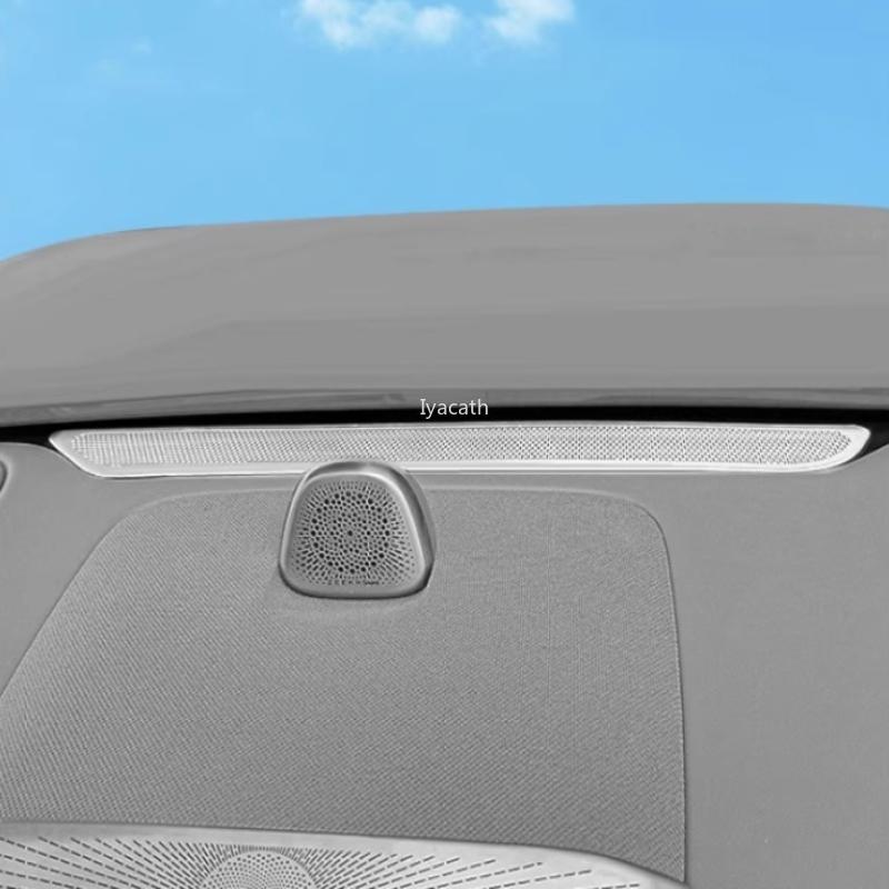 For Zeekr 7X 2024 2025 Air Conditioner Outlet Mask Trument Typhoon Outlet Metal Protective Cover Car Interior Accessories