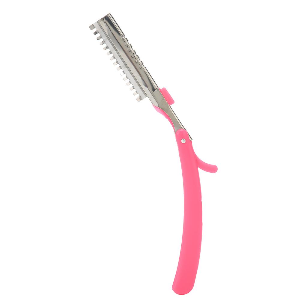 Rasiermesser Herren Klappbar Manuell Bartrasierer Damen Augenbrauentrimmer (Ohne Klinge)