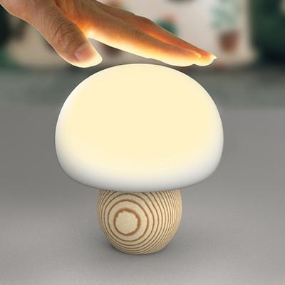 Nette Mini LED Pilz Lampe Licht Magnetische USB Nacht Lichter Touch Sensor Atmosphäre Lampe Weiche Baby Kind Schlafen Nachttisch lampe
