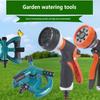 360 ° drehbarer Garten-Rasen-Wassersprüher, einstellbarer Bewässerungssprinkler, Gartensprinkler aus Zinklegierung für den Gewächshauspark