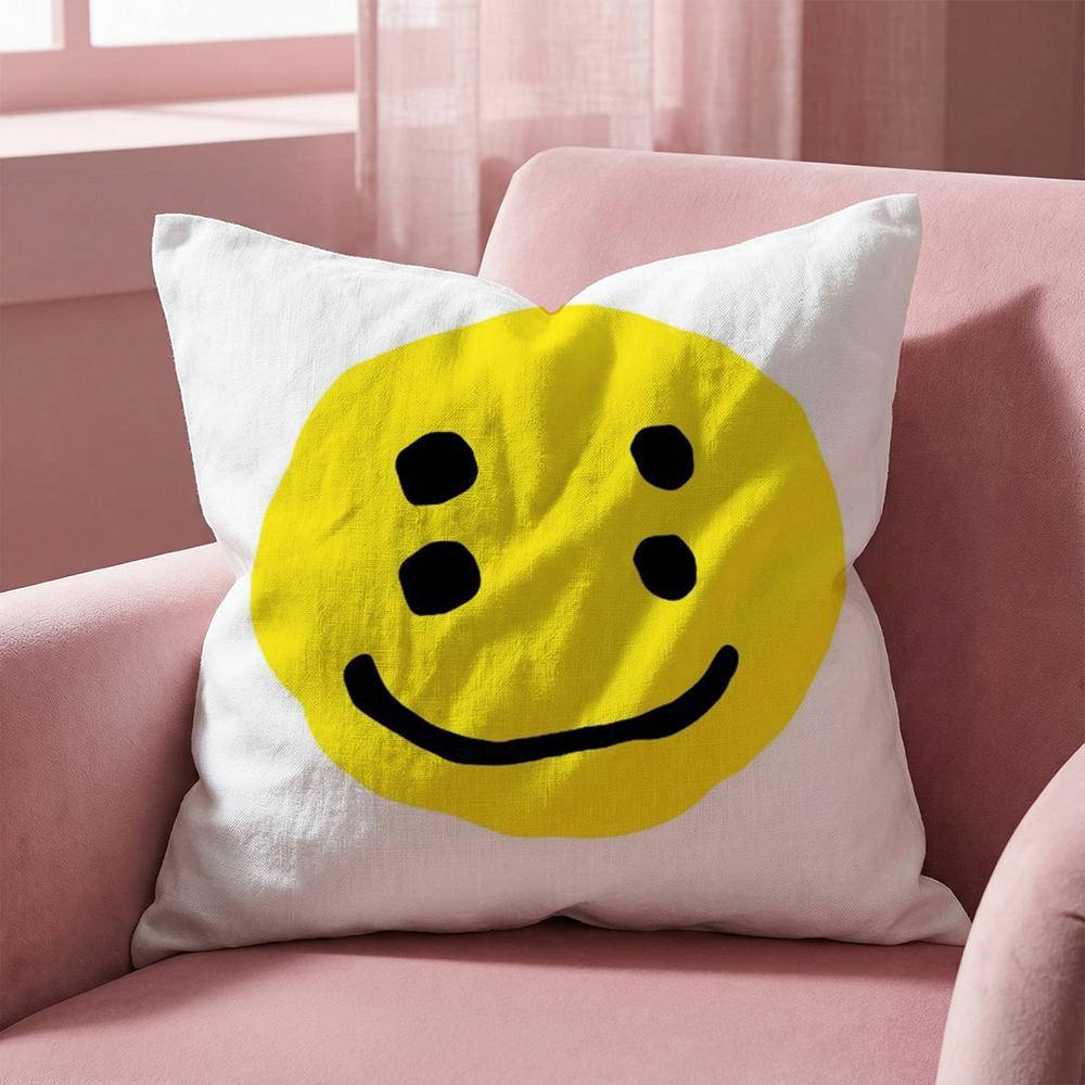 Luxury Smile C-Cpfm Cushion Cover Multi-Scene Pillow Cover for Home & Car - Reversible, Soft & Durable for Daily Use