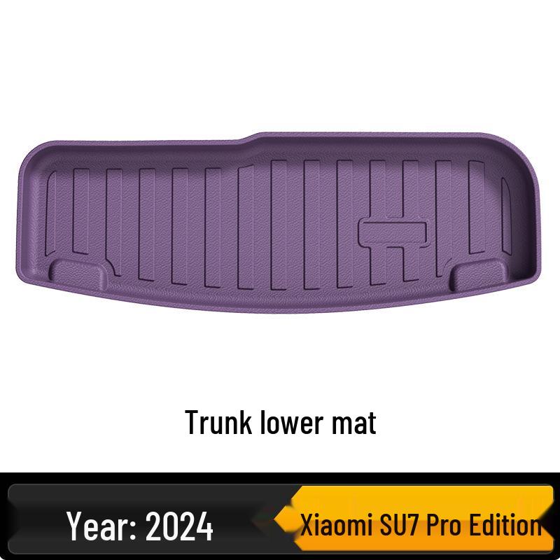 Eco-friendly, Odorless TPE Floor Mats for Xiaomi SU7: Original Car Color and Interior Match