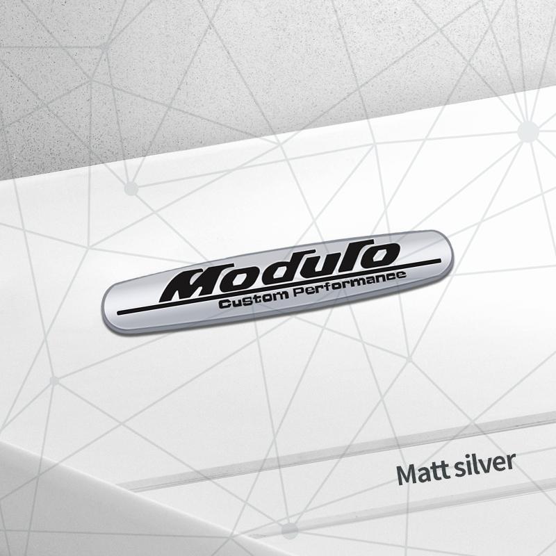 3D Auto Metal Modulo Moduro Badge Car Rear Trunk Emblem Sticker LOGO Decor For Honda Civic City Jazz Vezel Odyssey Accord Fit KU5
