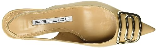 Pellico 3246 CUORE Damen-Pantoletten, Größe 35, BUTTERMILCH, 25,0 cm