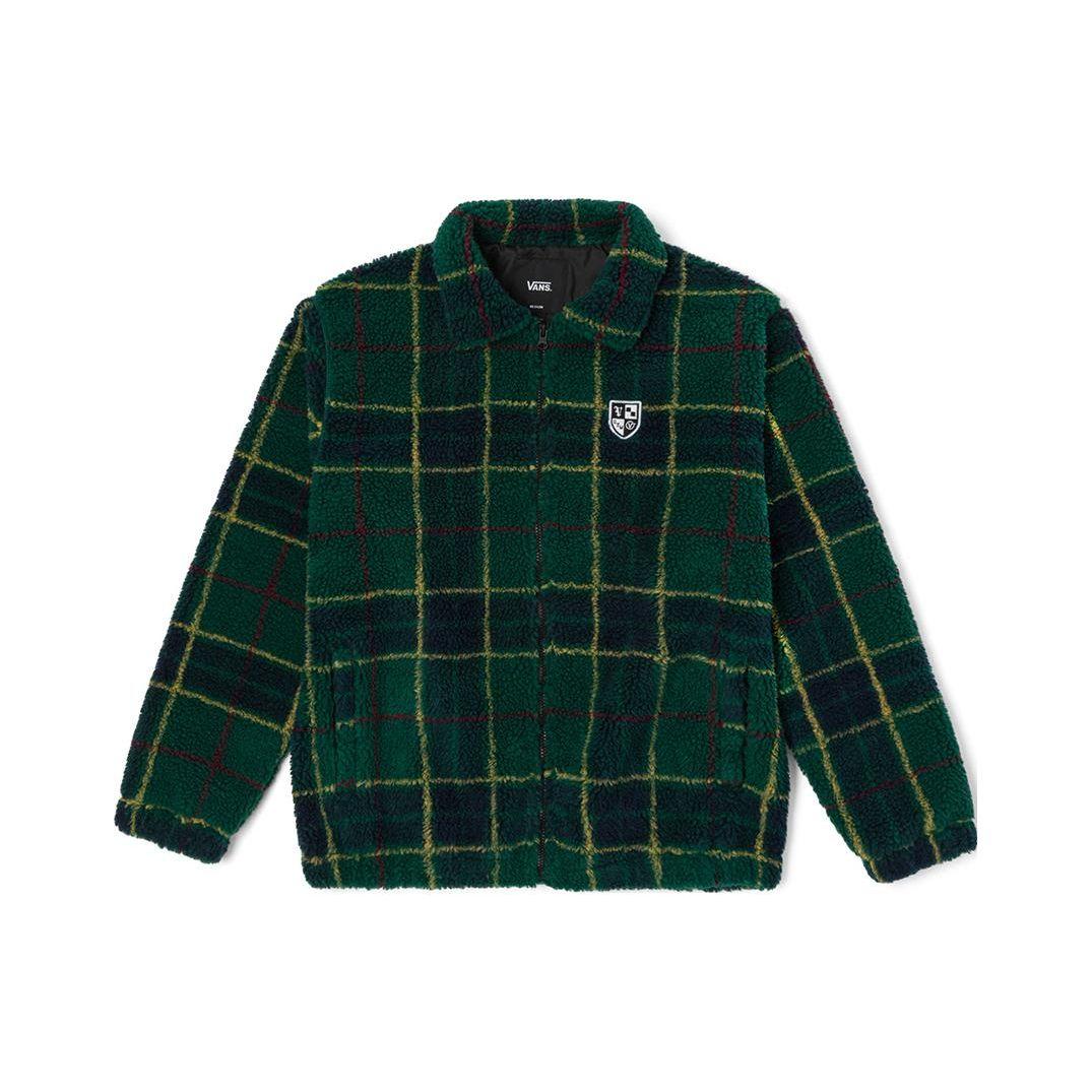 

Куртка Vans Plaid Print Zip-Up Jacket Unisex Jackets Green VN0A7YGN2TD M