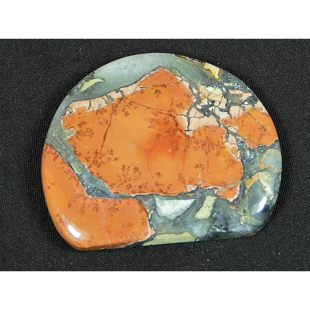 33X37X05MM Natural Malingano Jasper Fancy Cabochon Loose Gemstone 67Cts. SK-4715