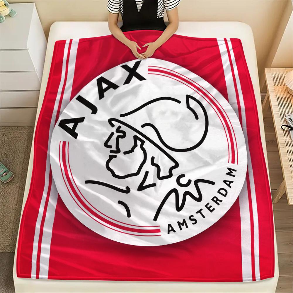

AFC Ajax Print Flannel Blanket, High quality Comfortable for All Seasons, Home Decor, Warmth and Comfort 130cm x 150cm