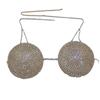 Accessoires, Übertriebene Runde Bikini-Brustkette, Nachtclub Sexy Strass-Körperkette Körperkette