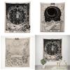 Wall Amkun Tarot Tapestry The Moon Star And Sun Medieval Divination Europe