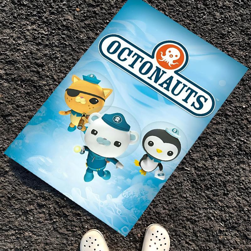 Octonauts Printed Carpet, Rug for Office Chair Living Room Bedroom Kitchen Room Decor Gifts.