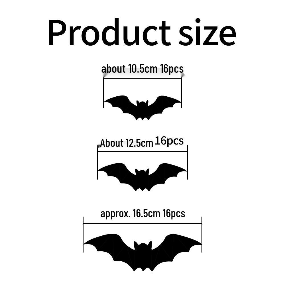 3D LED Spider & Bat Halloween Window Decoration Lights (Purple & Green)