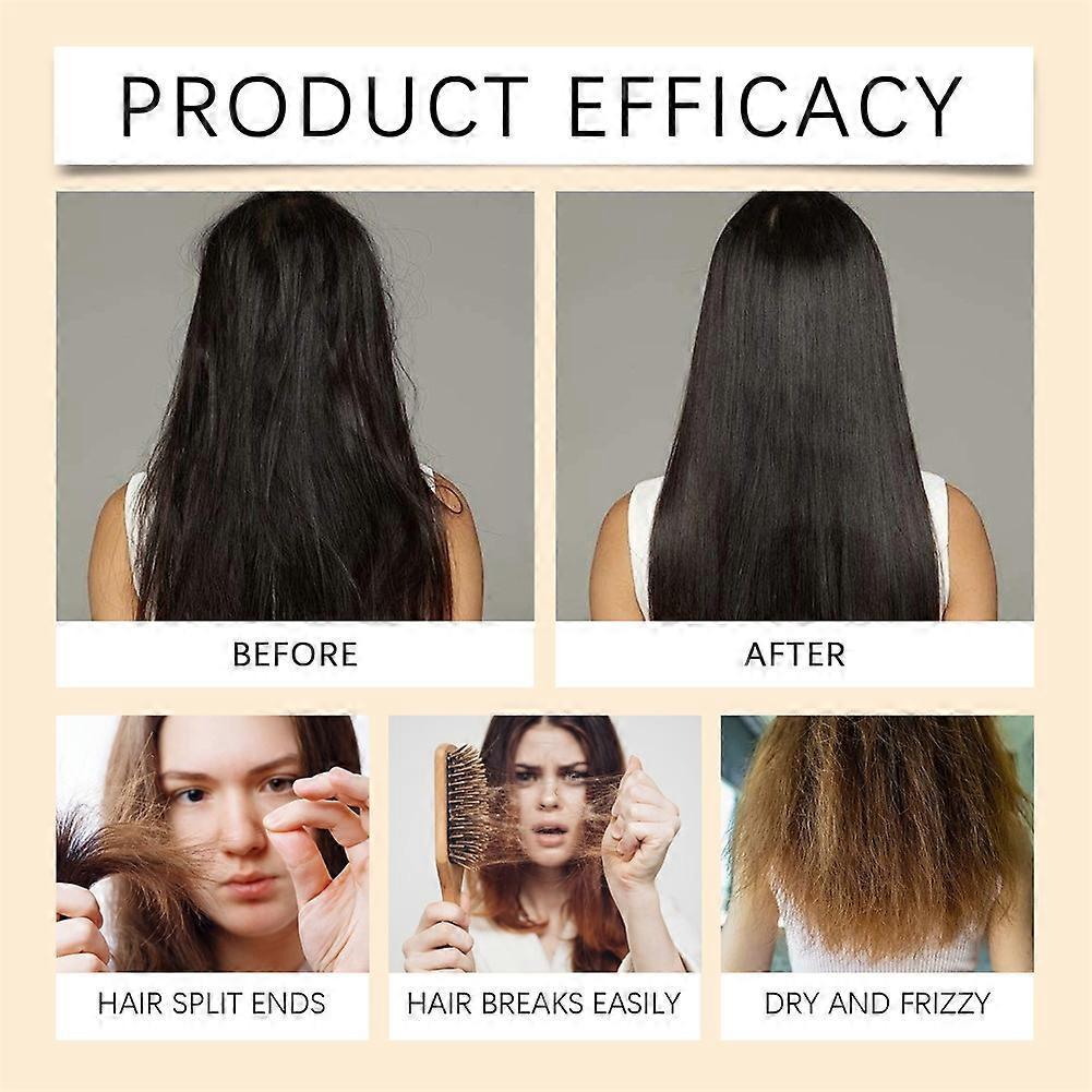 Deep Conditioning Hair Mask - Smoothing & Anti-Frizz Serum Revitalizing Treatment for Dry, Damaged Hair