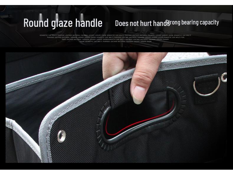 Car Trunk Organizer: Foldable Rear Storage Box