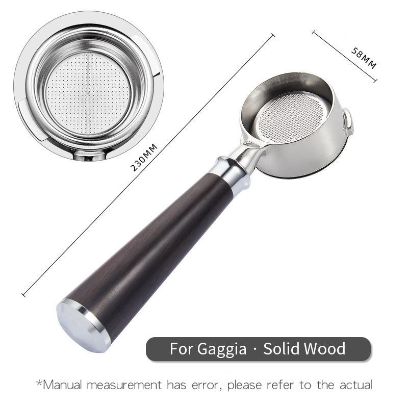 58MM Coffee Bottomless Portafilter for GAGGIA Classic Pro Naked Filter Basket Barista Accessories Espresso Machine Tools Goods