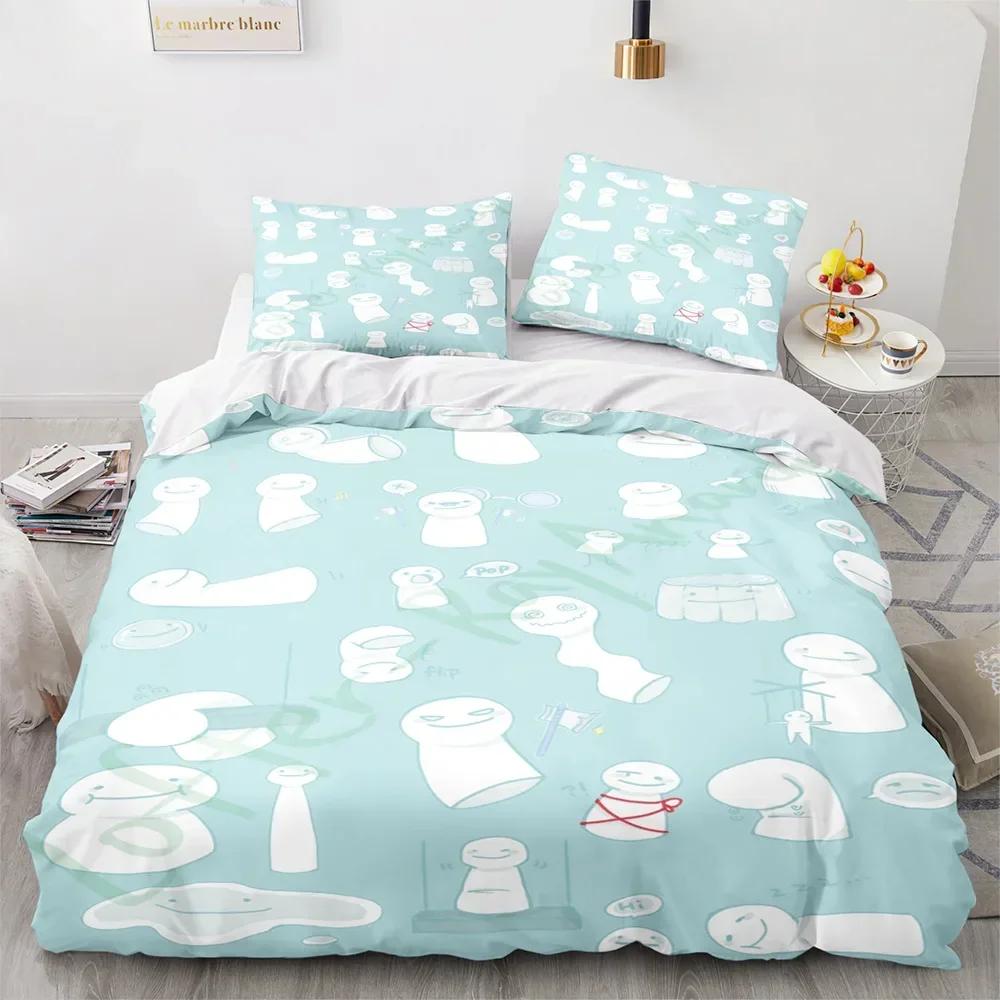 

Роскошный Новый 3D Принт GeorgeNotFound Постельный Комплект Dream Мерч Ranboo Пододеяльник Двуспальный Полутораспальный Полный Королевский Кинг Взрослый Детский Чехол для Одеяла 70x133cm 2pcs