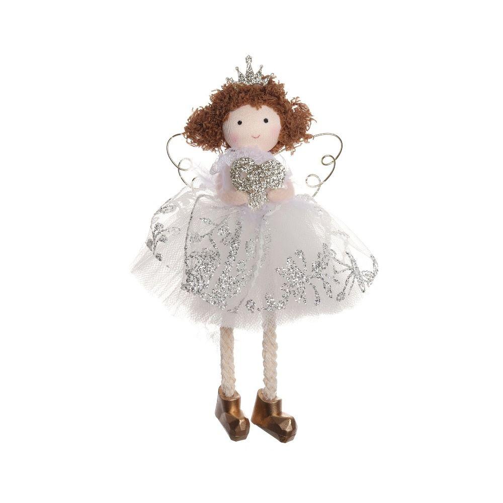 Handmade Christma Doll Ornaments Durable Xmas Angel Ornaments Funny Plush Angel Pendant  Home Decor