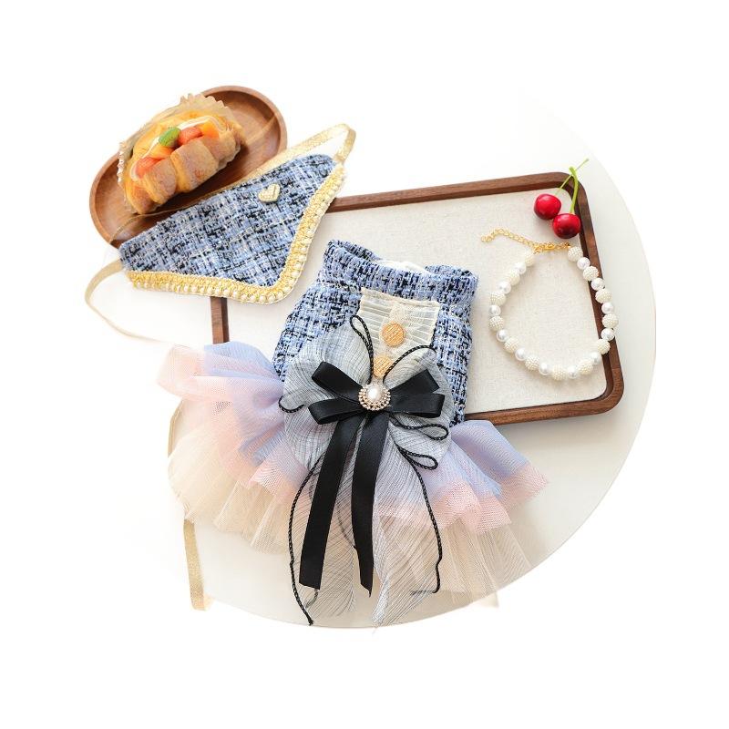 Pet circle, puppy cat pet triangle scarf, bib, bib, scarf, scarf, celebrity jewelry collection