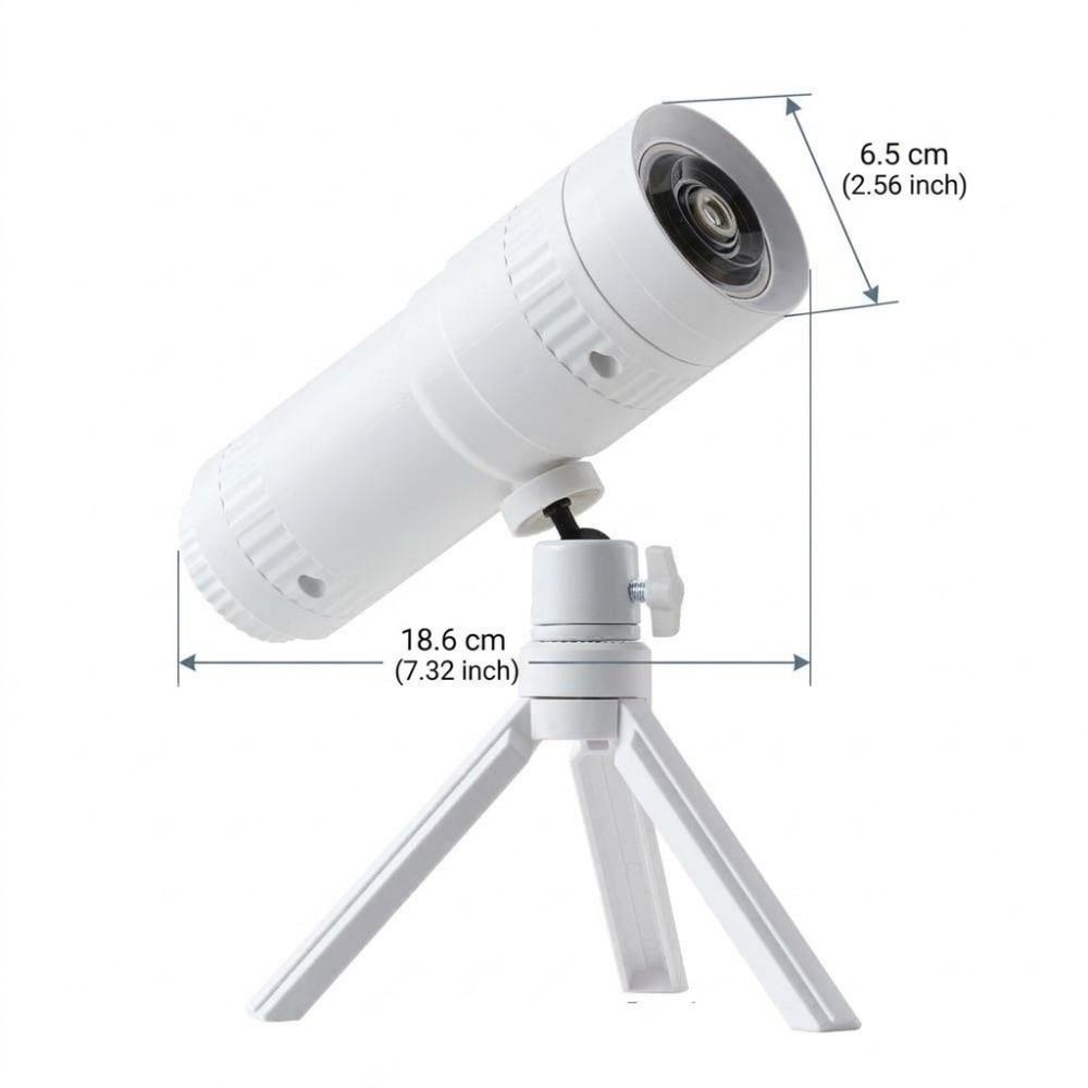Creative Projector Lamp USB Powered Astronomical Telescope Shaped Light Holiday Themed Gatherings