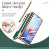 Protiskluzové matné kožené pouzdro na stojan pro Samsung Galaxy Z Fold 4 5g Fold4 Fold3 Fold 2 3 Fold2 Ochranná pouzdra z tvrzeného skla proti klepání