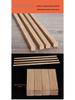 Solid Wood Mahjong Ruler and Card Arranger - Mini Taiwan Mahjong Stick and Nan Bamboo Ruler Set