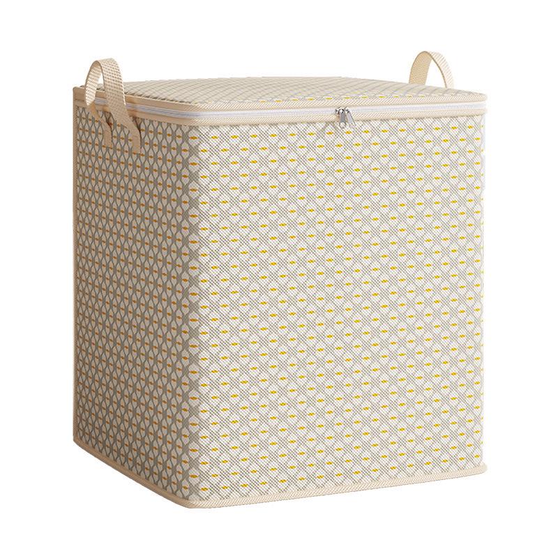 Large Gray Wave Pattern Bedroom Storage Bag for Clothes