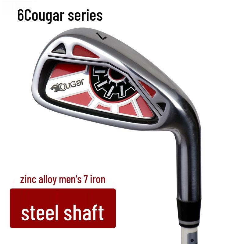 Beginner 7 Iron Golf Club with Carbon Shaft for Men and Women - Portable Practice Tool