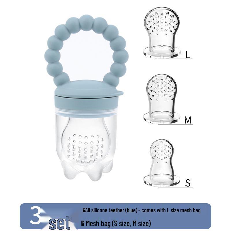 Silicone Baby Fruit and Vegetable Teether Pacifier Feeder