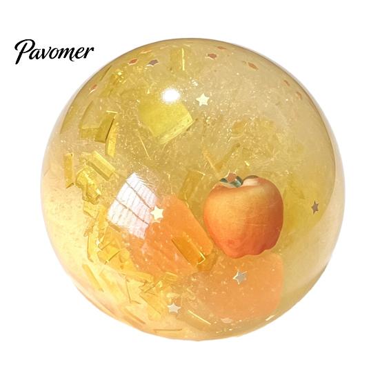 Slow Rebound Squeeze Ball Clear Stress Fidget Toy, Anxiety Relief Soft Toy Transparent for Home Office School Reduction Gadget