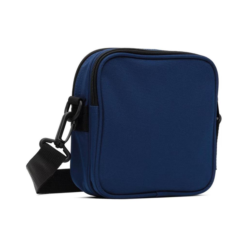 New Carhartt WIP Essentials Recycled Polyester Canvas Shoulder Bag, Crossbody Bag Trumpets Unisex Blue I031470-1ZF-XX