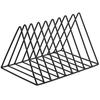 Nordic Wrought Iron Creative Triangle Bookshelf Iron Lp Record Rack Triangle Book Holder Magzine Desk Desk Storage Organizer
