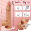 8.66" Realistic Vibrator,7 Vibration Modes,Infrared Sensor, Magnetic Charger,Strong Suction Cup,Wireless Remote,G-Spot & Anus Stimulation for Couples