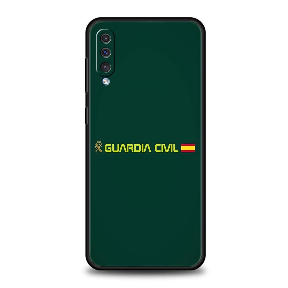 Spanish Guard Civil Emblem Case For Samsung A26 A36 A56 A54 A52 A50 A70 A40 A12 A14 A16 A22 A24 A42 A34 A32 5G A04s A06 5G Cover
