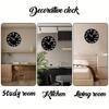 Mathematical Formulas Wooden Round Silent Hanging Wall Clock, Suitable For Living Room,Office,Study Room,Bedroom,Home Decoration