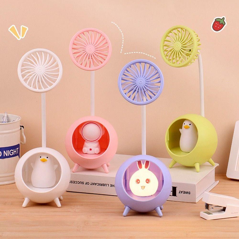 

Бесшумный сильный ветер USB зарядка атмосферная лампа настольный вентилятор ночник портативные маленькие вентиляторы