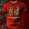 Summer Men's Christmas 3D Printed Crew Neck T-Shirt