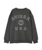 Avirex 50th Anniversary Varsity Crewneck Size Sweatshirt, Men's, 2XL, 410, Charcoal, 783-5232004