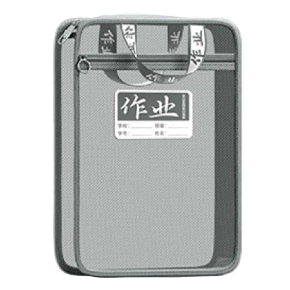 Multifunctional Transparent Subject Bag L Shaped File Folder Bag  School Office Supplies