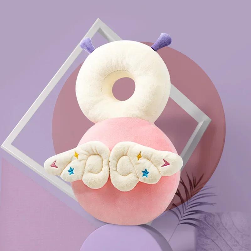 Anti-Fall Pillow Baby Head Protection Pillow Pink Butterfly Summer Animal Breathable Toddler Walking Baby Bump Head