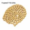 9 Speed 116 Links Mountain Bike Chain Lightweight Road Bike Chain  for Road Bicycle