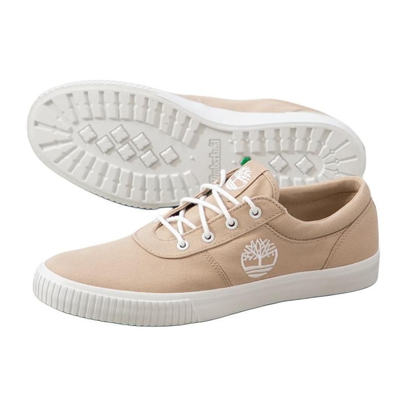 Timberland Comfortable Versatile Slip-Resistant Durable Low-Top Sneakers Men Sneakers Khaki Pink A661NER1