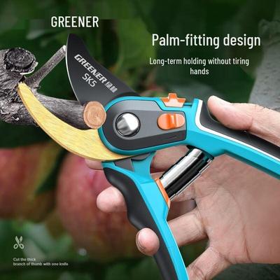 Green Forest Electric Pruning Shears SK5 Steel CN Plug (adapter Included)